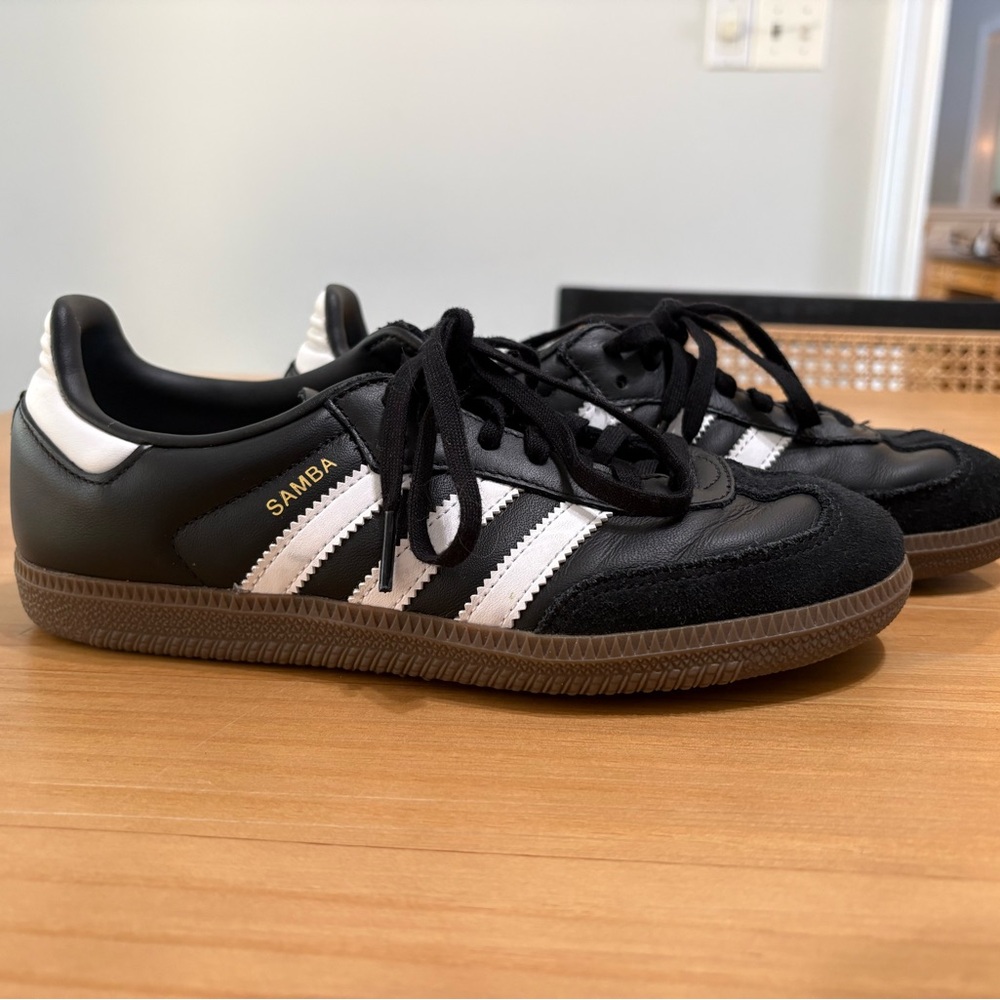Adidas Samba Black and White kids Shoes